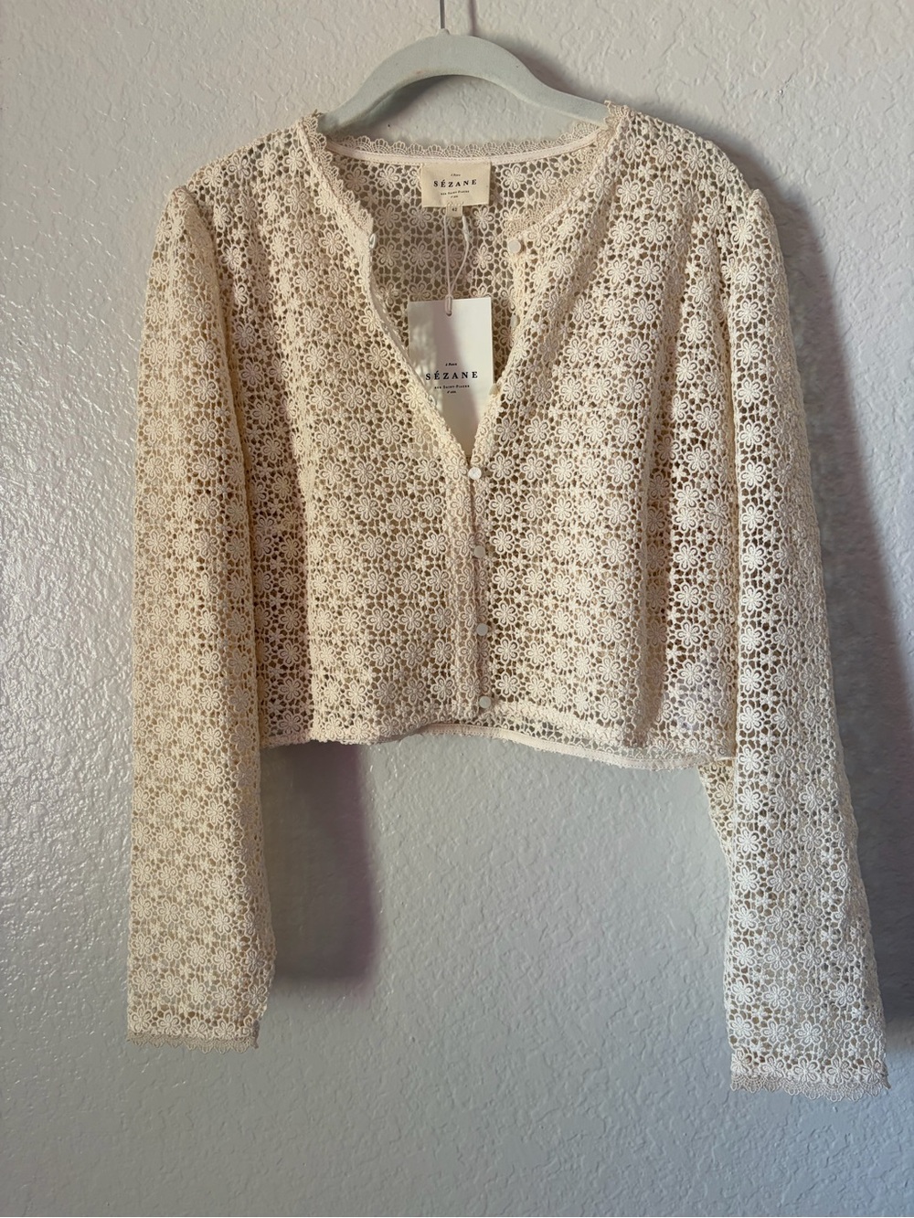 NWT Size 10 YUMI Blouse Ecru